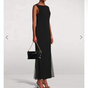 Helmut Lang Black Maxi Dress
